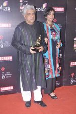 JAved Akhtar at Screen Awards red carpet in Mumbai on 12th Jan 2013 (138).JPG